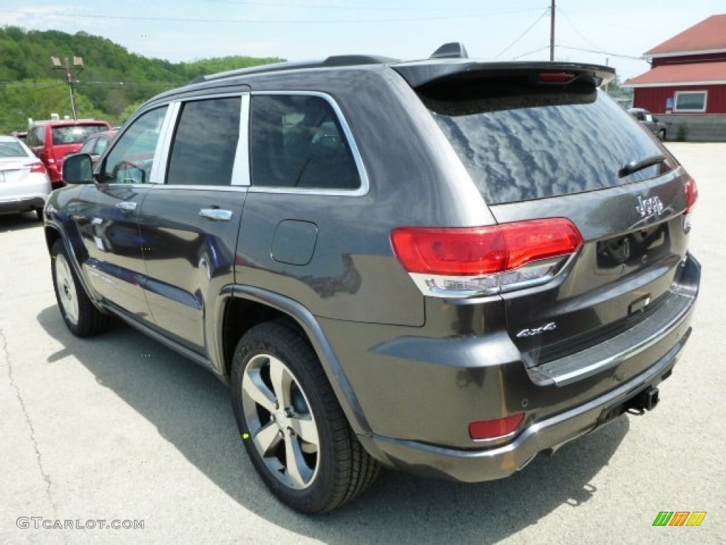 2014 Grand Cherokee Overland 4x4 - Granite Crystal Metallic / Overland Nepal Jeep Brown Light Frost photo #3