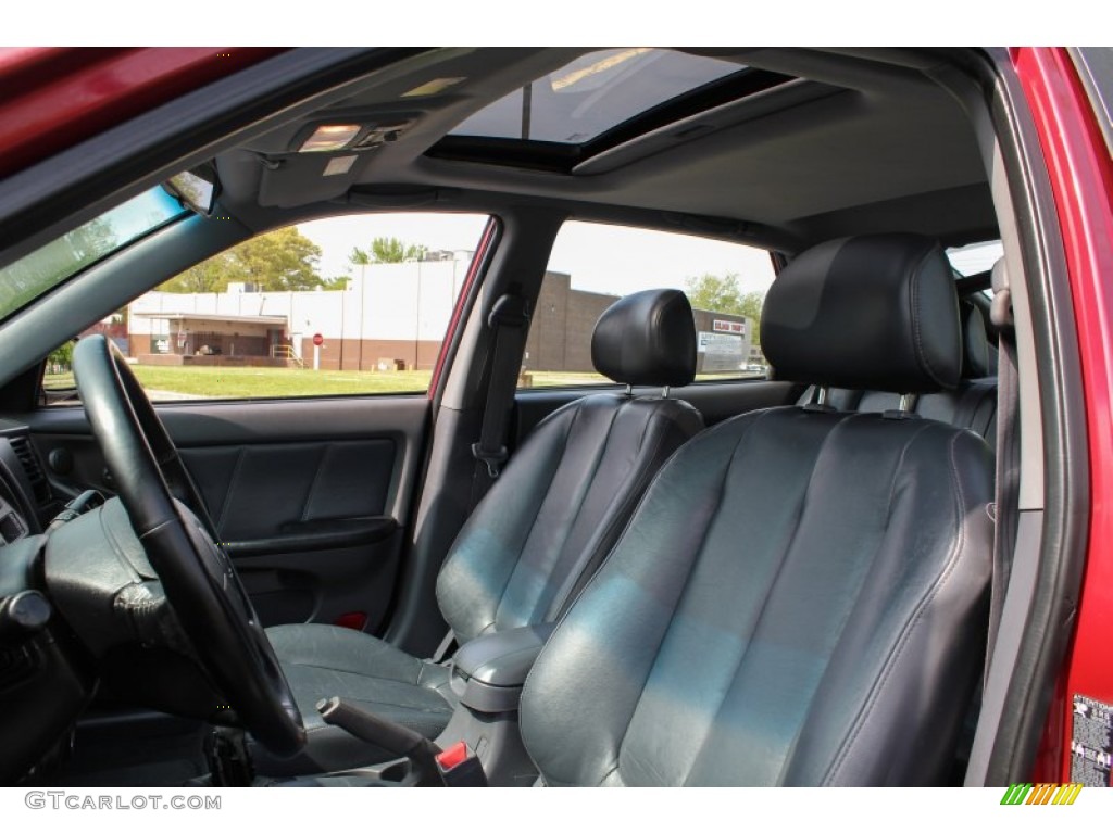 2003 Elantra GT Hatchback - Chianti Red / Dark Gray photo #12