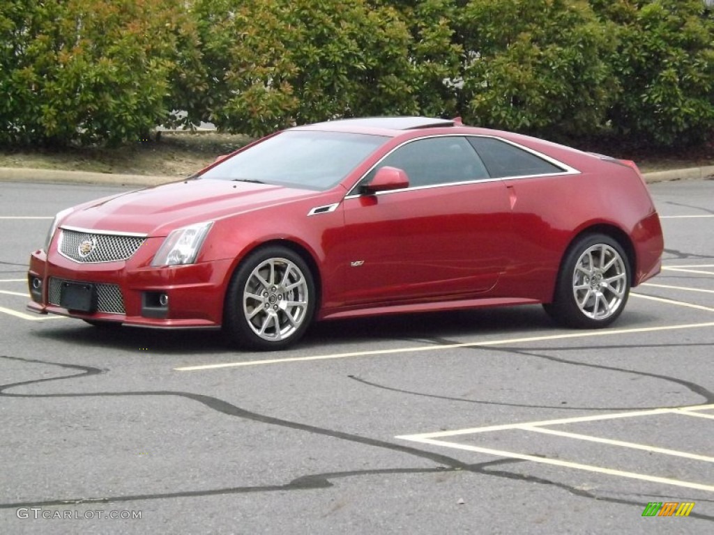 Crystal Red Tintcoat 2011 Cadillac CTS -V Coupe Exterior Photo #81103814