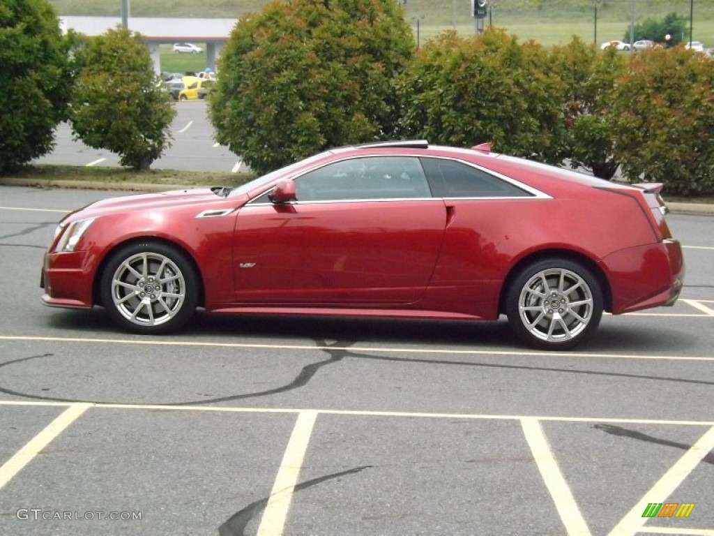 Crystal Red Tintcoat 2011 Cadillac CTS -V Coupe Exterior Photo #81103837