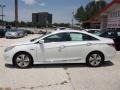 Porcelain White Pearl 2013 Hyundai Sonata Hybrid Limited Exterior