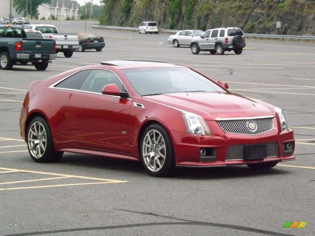 Crystal Red Tintcoat 2011 Cadillac CTS -V Coupe Exterior Photo #81103978