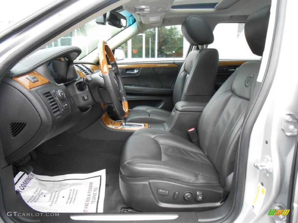Ebony Interior 2011 Cadillac DTS Platinum Photo #81104109