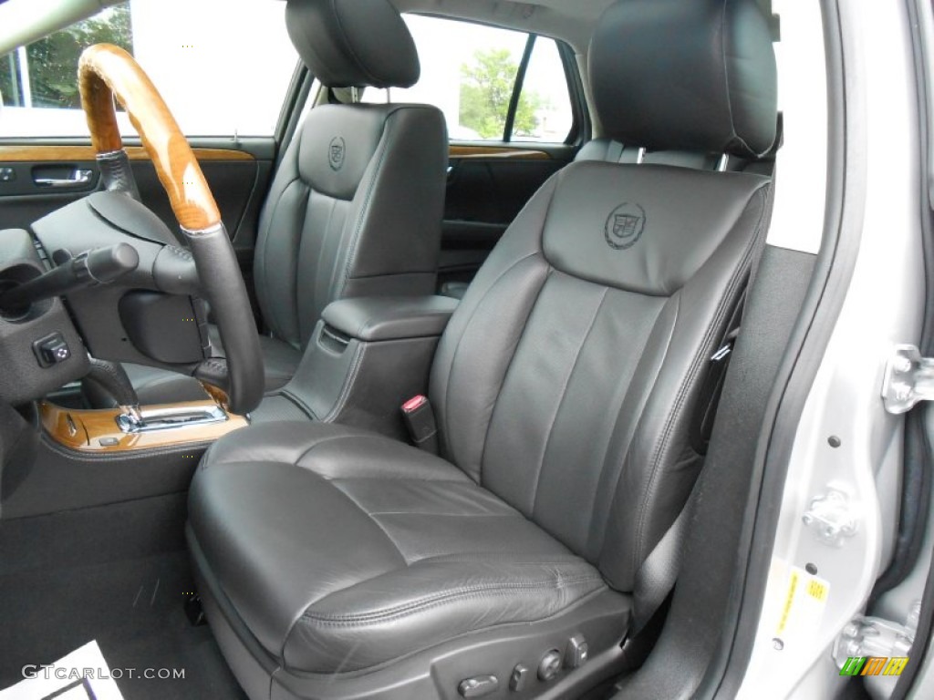 Ebony Interior 2011 Cadillac DTS Platinum Photo #81104131