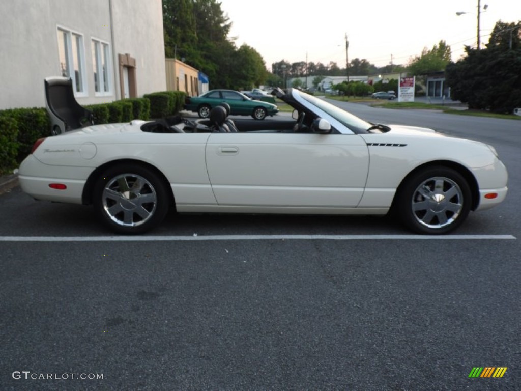 Whisper White 2002 Ford Thunderbird Premium Roadster Exterior Photo #81104197