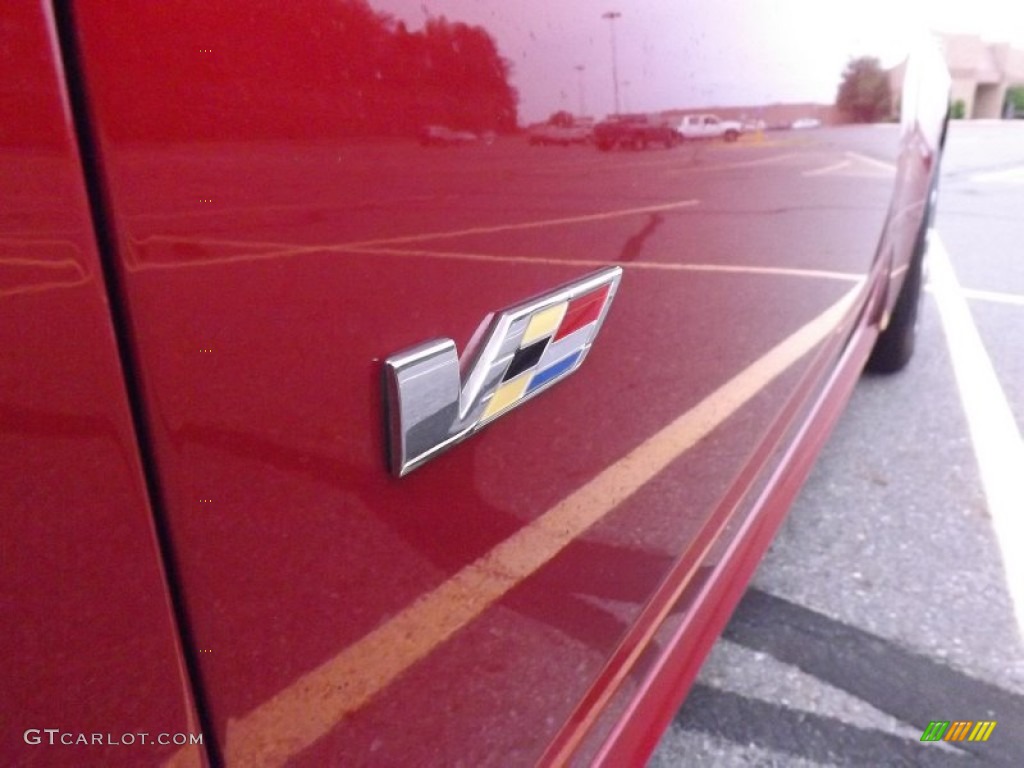 2011 CTS -V Coupe - Crystal Red Tintcoat / Ebony/Saffron photo #14