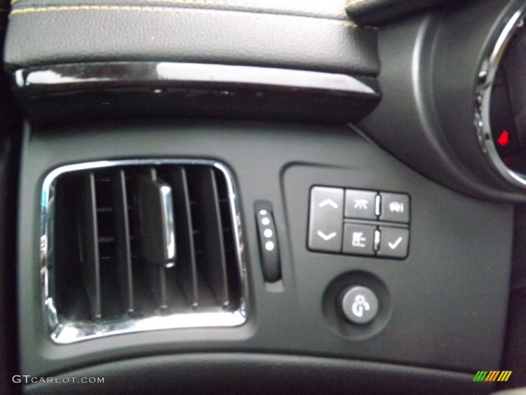 2011 CTS -V Coupe - Crystal Red Tintcoat / Ebony/Saffron photo #18