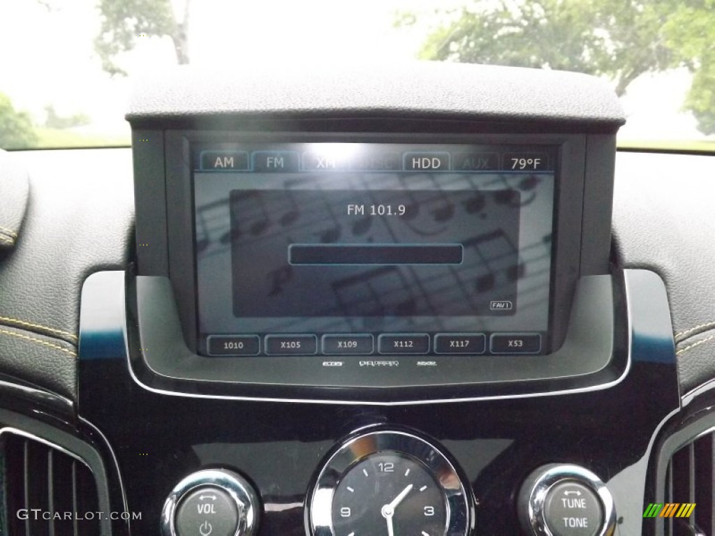 2011 CTS -V Coupe - Crystal Red Tintcoat / Ebony/Saffron photo #19