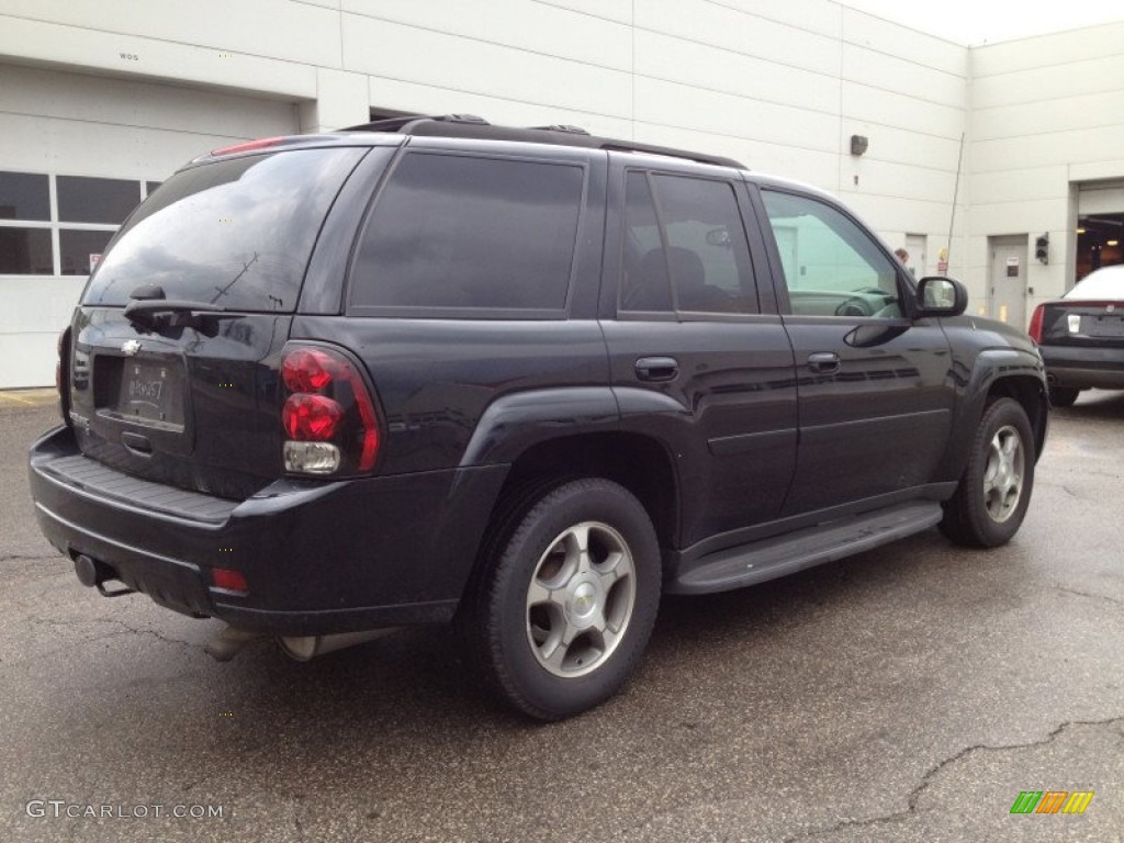 2008 TrailBlazer LT 4x4 - Black Granite Metallic / Light Gray photo #1