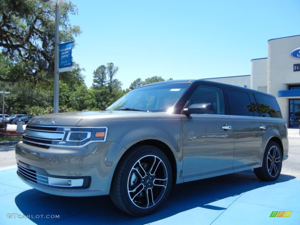 Mineral Gray Metallic 2013 Ford Flex Limited EcoBoost AWD Exterior Photo #81104600
