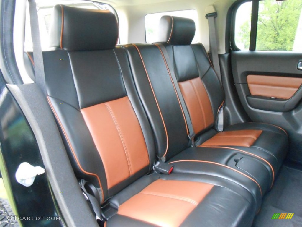 Ebony/Morocco Brown Interior 2009 Hummer H3 Standard H3 Model Photo #81104795