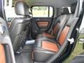 2009 Hummer H3 Ebony/Morocco Brown Interior Rear Seat Photo