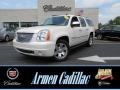 White Diamond Tricoat 2009 GMC Yukon XL SLT 4x4