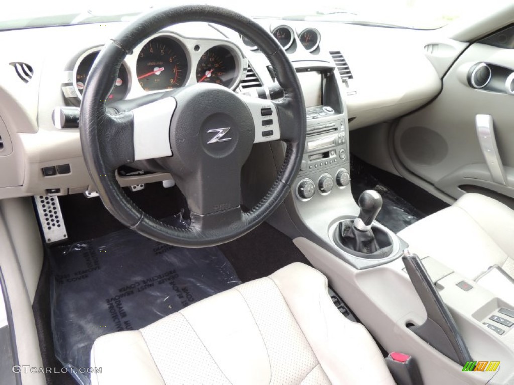 2003 350Z Touring Coupe - Chrome Silver / Frost photo #10