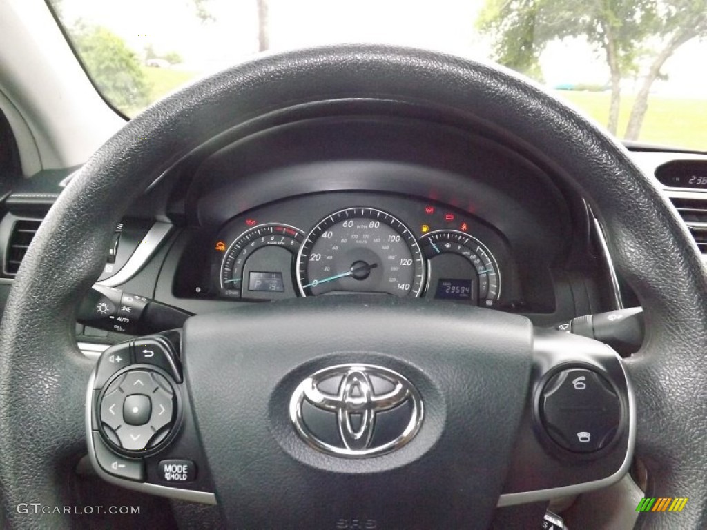 2012 Toyota Camry LE Ash Steering Wheel Photo #81106515