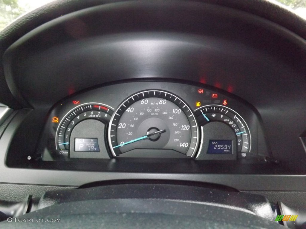 2012 Toyota Camry LE Gauges Photo #81106548