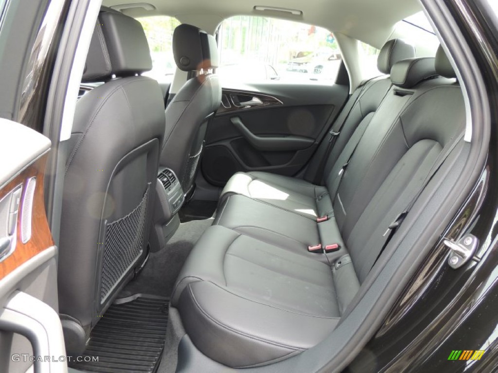 2012 Audi A6 3.0T quattro Sedan Rear Seat Photo #81106704