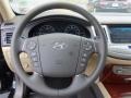 2013 Hyundai Genesis Cashmere Interior Steering Wheel Photo