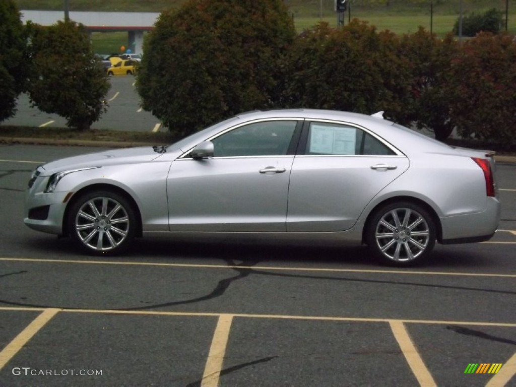 Radiant Silver Metallic 2013 Cadillac ATS 2.0L Turbo Luxury Exterior Photo #81106744