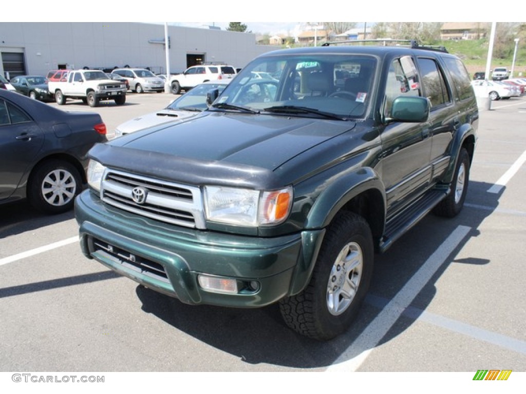 1999 4Runner Limited 4x4 - Imperial Jade Green Mica / Oak photo #4