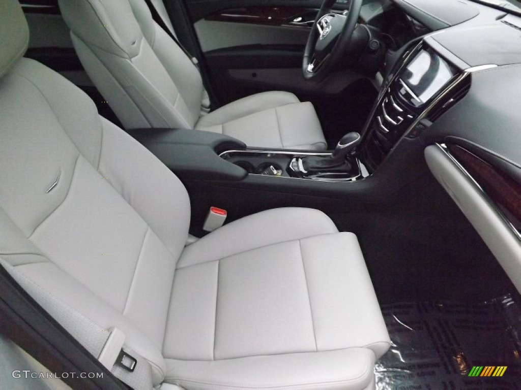 Light Platinum/Jet Black Accents Interior 2013 Cadillac ATS 2.0L Turbo Luxury Photo #81106981