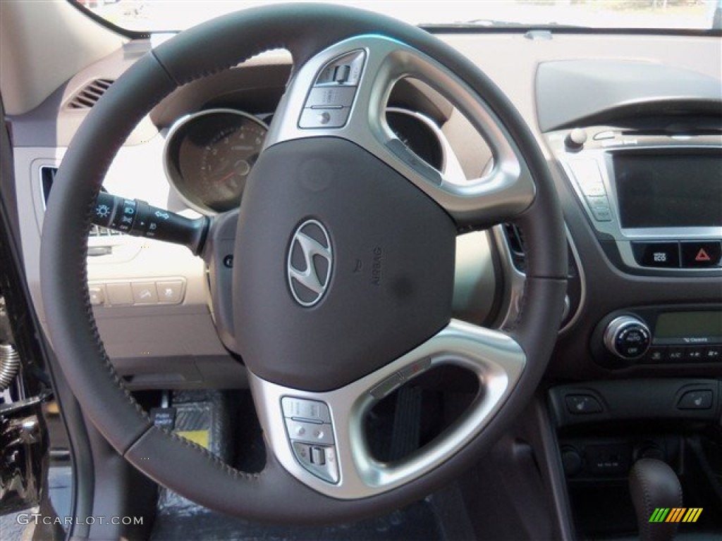 2013 Tucson Limited - Ash Black / Taupe photo #15