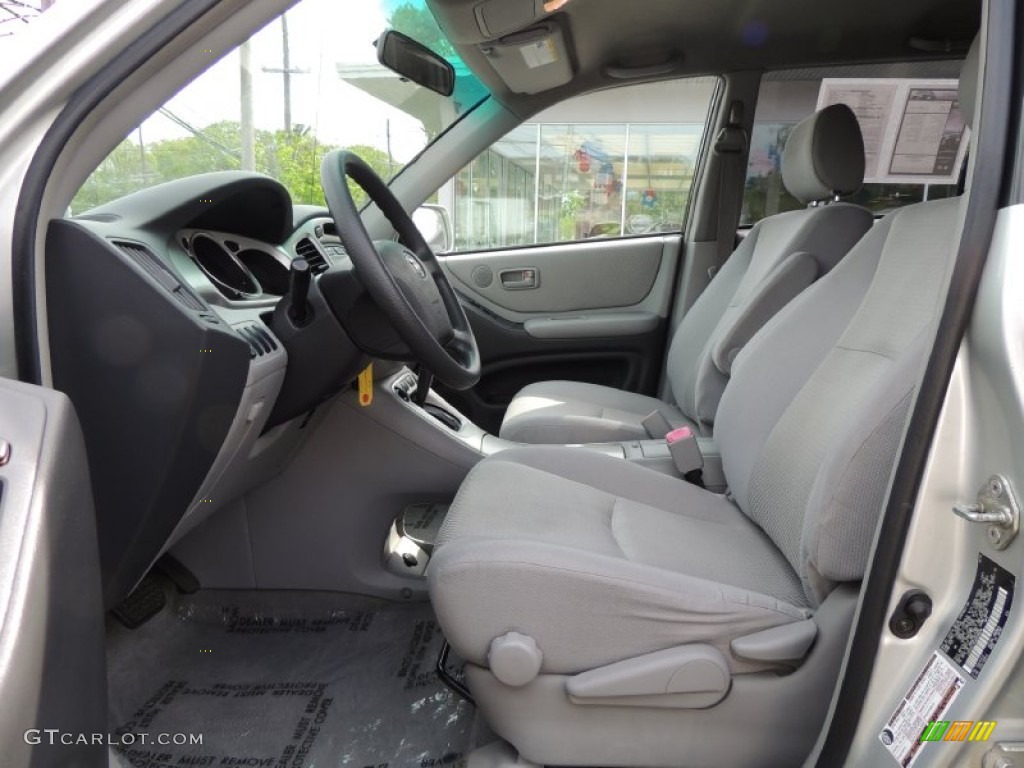 2004 Toyota Highlander I4 Interior Color Photos