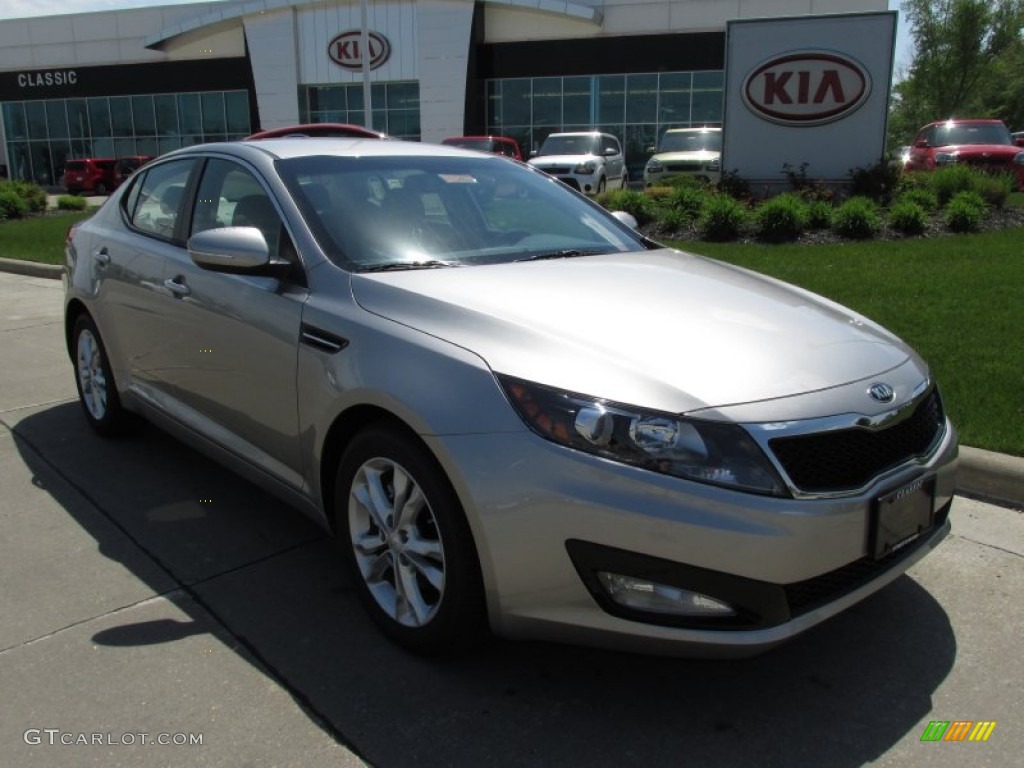 2013 Optima EX - Satin Metal Metallic / Beige photo #1