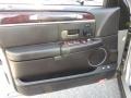 Black 2008 Lincoln Town Car Signature Limited Door Panel