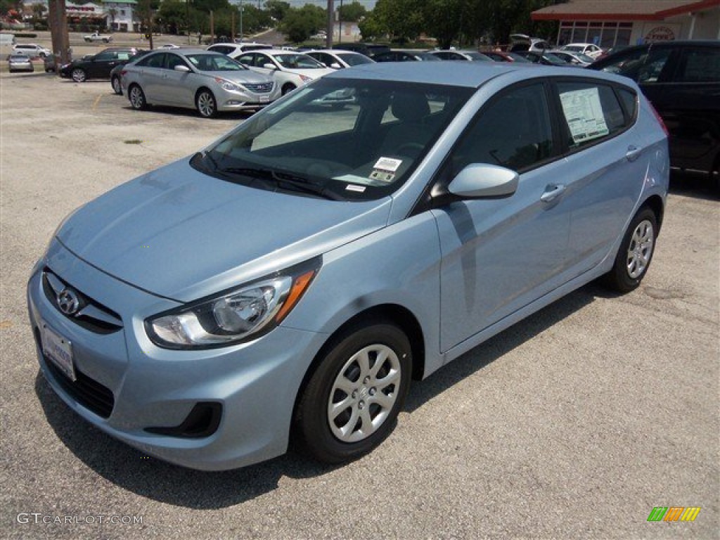 2013 Accent GS 5 Door - Clearwater Blue / Gray photo #1