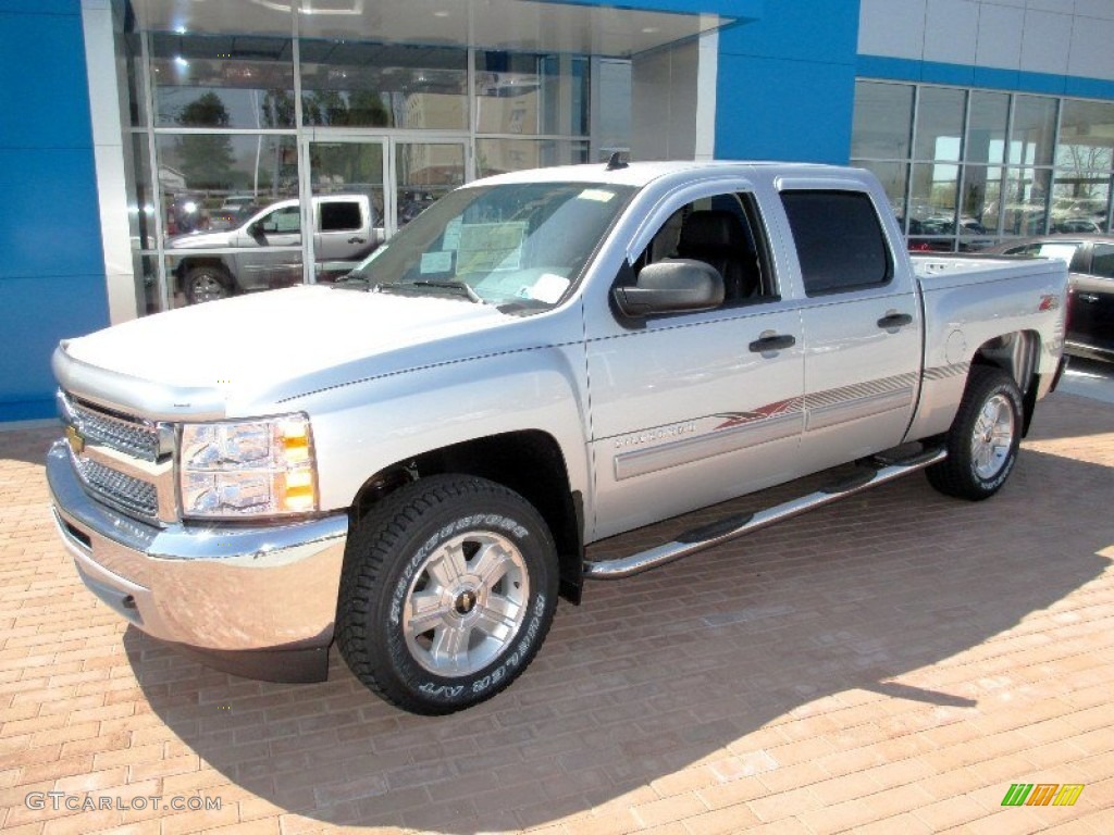 2013 Silverado 1500 LT Crew Cab 4x4 - Silver Ice Metallic / Ebony photo #10