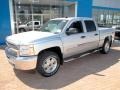 2013 Silver Ice Metallic Chevrolet Silverado 1500 LT Crew Cab 4x4  photo #10