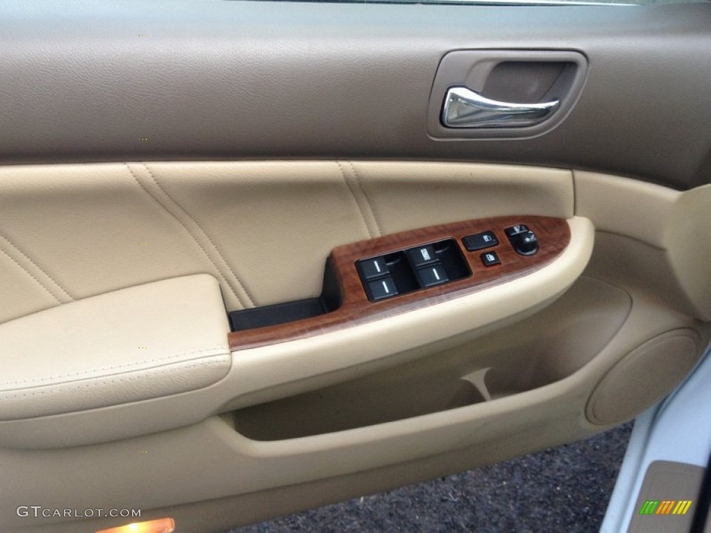 2007 Accord EX-L V6 Sedan - Taffeta White / Ivory photo #4