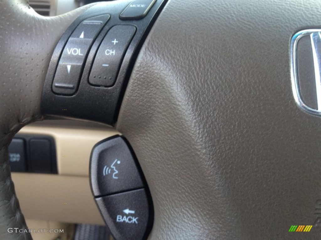 2007 Accord EX-L V6 Sedan - Taffeta White / Ivory photo #7