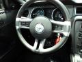 Charcoal Black 2013 Ford Mustang V6 Coupe Steering Wheel