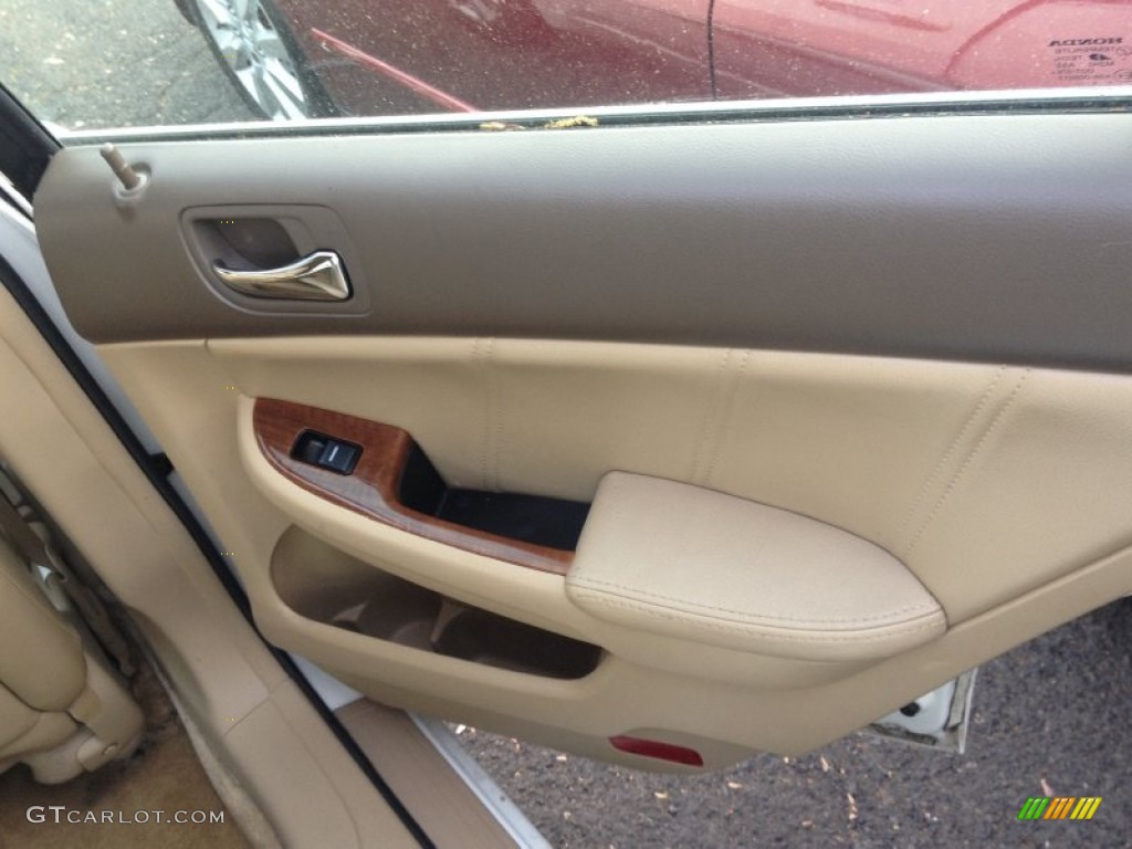 2007 Accord EX-L V6 Sedan - Taffeta White / Ivory photo #18