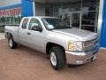 2013 Silver Ice Metallic Chevrolet Silverado 1500 LT Extended Cab 4x4  photo #12