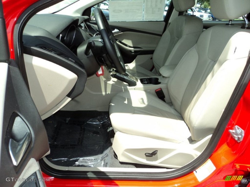 2012 Ford Focus SEL Sedan Front Seat Photo #81109787