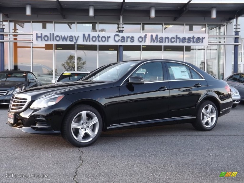 2014 E 350 4Matic Sedan - Black / Black photo #1