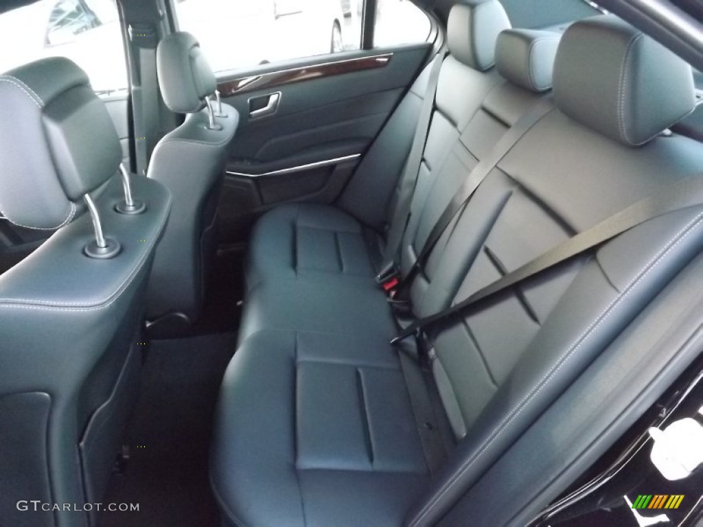 2014 Mercedes-Benz E 350 4Matic Sedan Rear Seat Photo #81111857