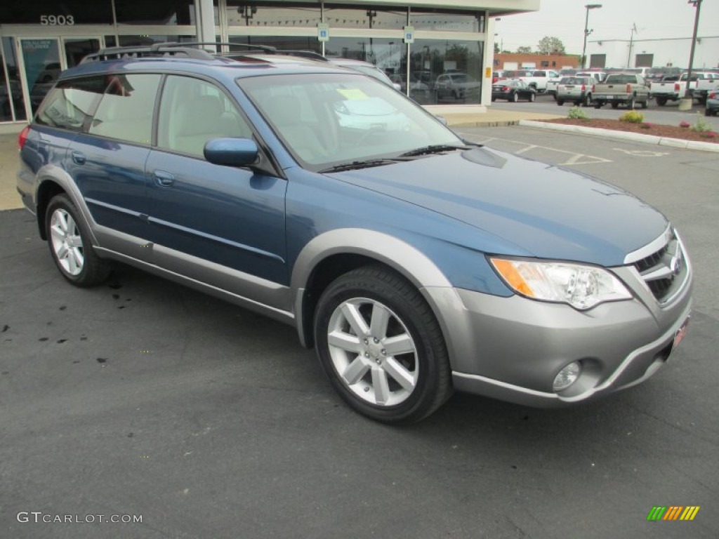 Newport Blue Pearl 2008 Subaru Outback 2.5i Limited Wagon Exterior Photo #81111965