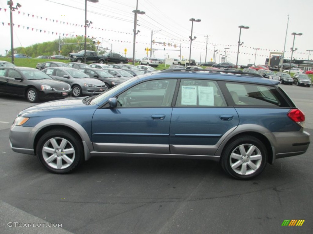 Newport Blue Pearl 2008 Subaru Outback 2.5i Limited Wagon Exterior Photo #81112033