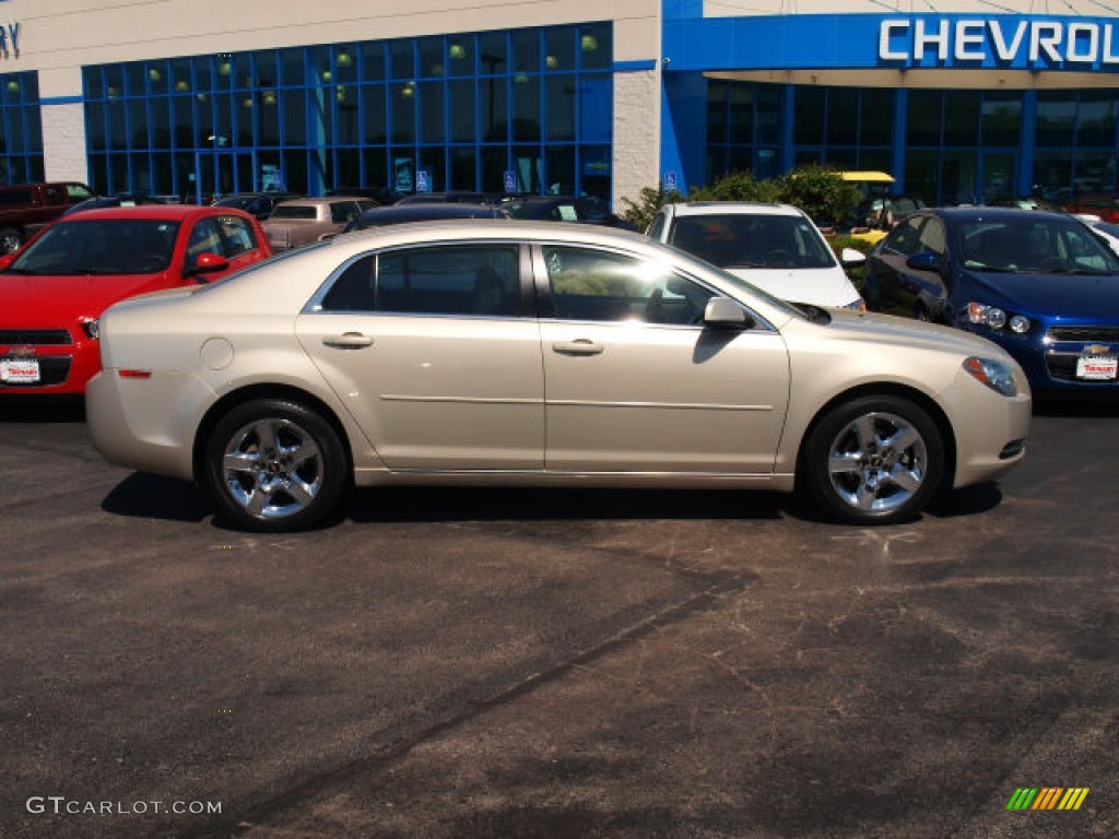 2010 Malibu LT Sedan - Gold Mist Metallic / Ebony photo #1