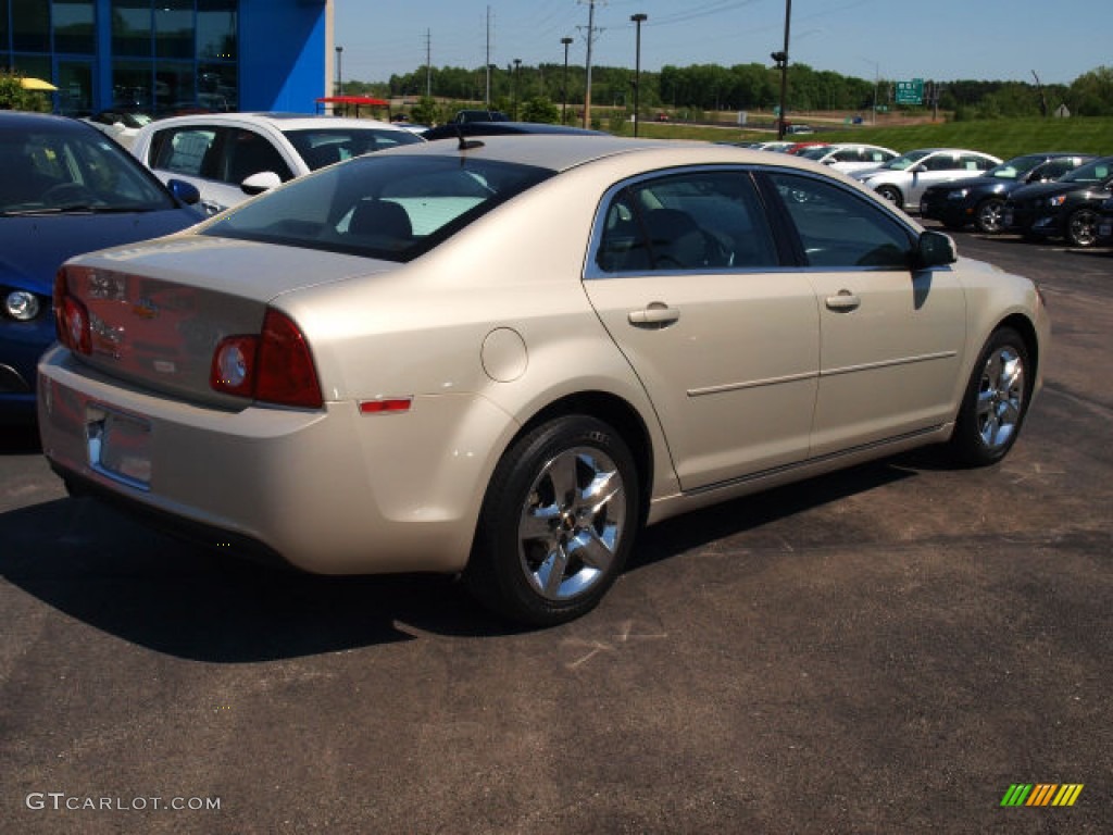 2010 Malibu LT Sedan - Gold Mist Metallic / Ebony photo #3