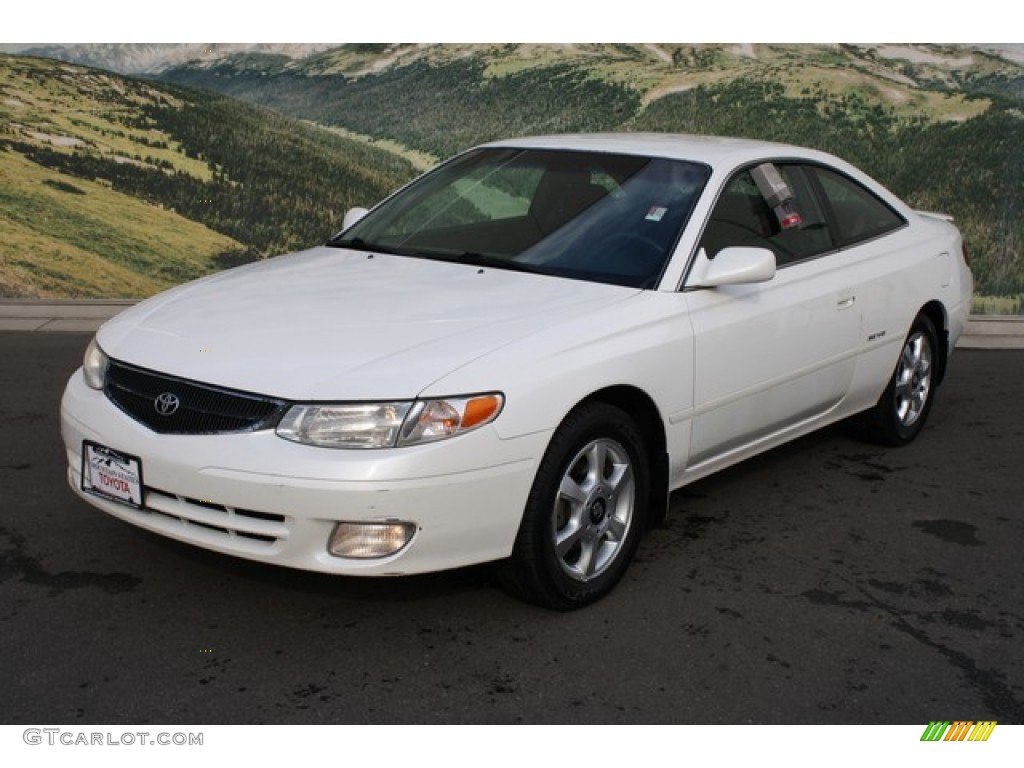 2001 Solara SE V6 Coupe - White Diamond Pearl / Charcoal photo #5