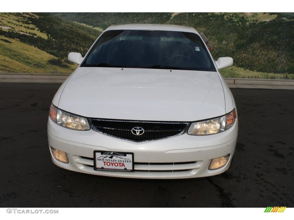 2001 Solara SE V6 Coupe - White Diamond Pearl / Charcoal photo #7