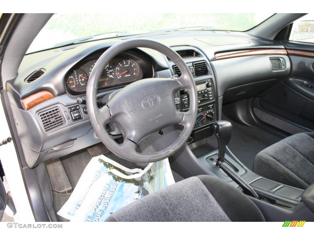 2001 Solara SE V6 Coupe - White Diamond Pearl / Charcoal photo #9