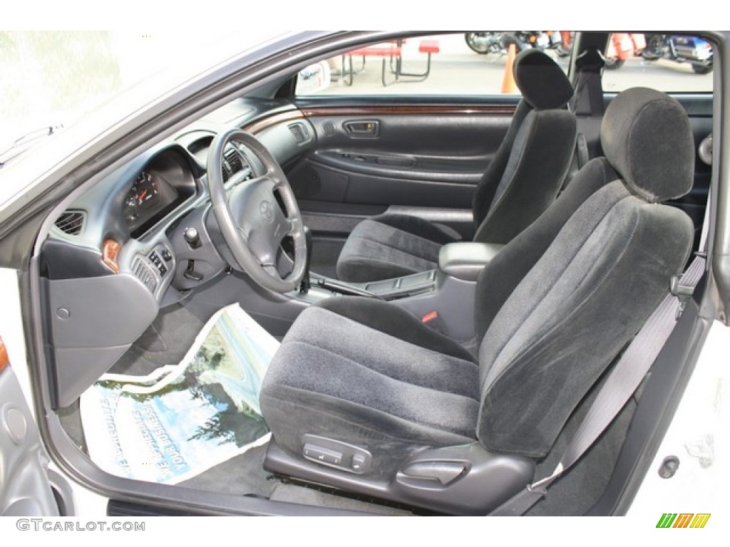 2001 Solara SE V6 Coupe - White Diamond Pearl / Charcoal photo #10