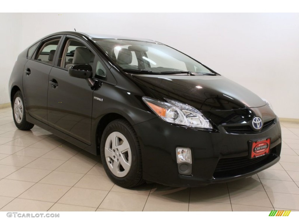 2010 Prius Hybrid III - Black / Misty Gray photo #1