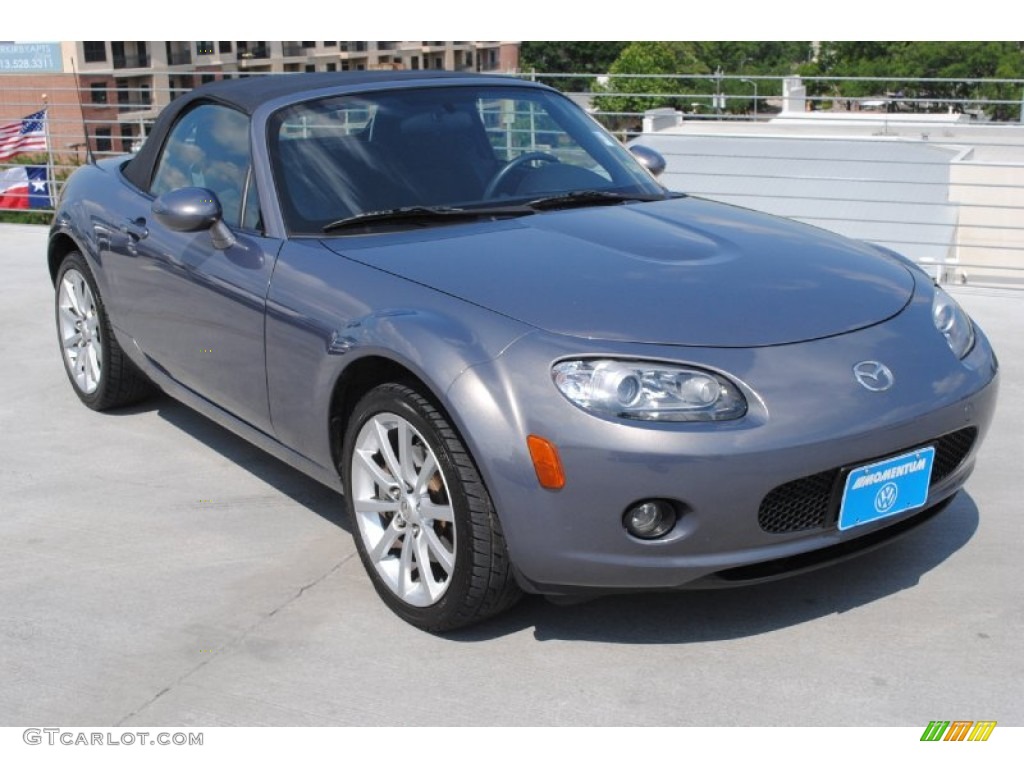 2006 MX-5 Miata 3rd Generation Limited Roadster - Galaxy Gray Metallic / Black photo #13